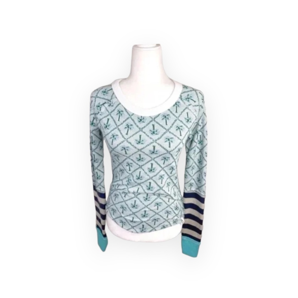 Free People Light Palms Fitted Long Sleeve XS NWT